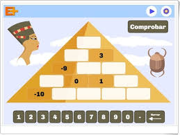 Resultado de imagen de imagen pirámide matemáticas numeros