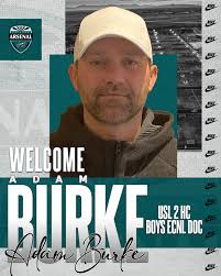 AZArsenalSC على X: "Excited to announce Adam Burke to be leading our  @USL_HQ @USLLeagueTwo team in our Inaugural Season He will also be leading  our @TheECNL @ECNLboys program & joining our club