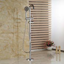 Stand alone tub faucets with shower head. Choosing The Perfect Freestanding Bathtub Faucet Badeloft