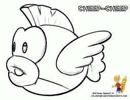 Check spelling or type a new query. Super Mario Cheep Cheeps In 2021 Super Mario Coloring Pages Mario Coloring Pages Coloring Pages