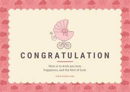 Set up orientation and layout. Cute Baby Congratulation Card Template Template Fotojet Baby Congratulations Card Congratulations Card Congratulations Baby