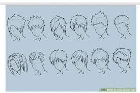 Short anime hair will usually be drawn in smaller clumps compared to longer hair. Drawing Short Anime Boy Hair Drawing