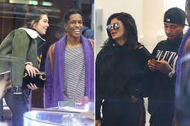There were rumors that the famous rapper was seeing makeup mogul kylie jenner in november 2015, but the romance was never officially confirmed. Kendall Jenner Hangs Out With A Ap Rocky In Nyc Celebuzz