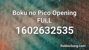 6127363837 (click the button next to the code to copy it) Boku No Pico Opening Full Roblox Id Roblox Music Code Youtube