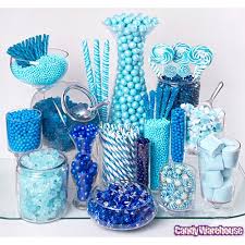 Should you get blue for a boy? Blue Candy Buffet Blue Candy Buffet Baby Shower Candy Blue Candy Table