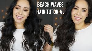 Separate the longer top section from the shorter sides and back. Tight Beach Waves Hair Tutorial Long Wavy Hair Tutorial Youtube