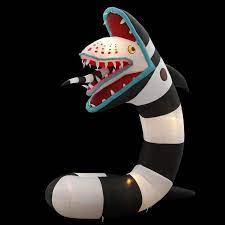 Welcome ghouls and goblins to the halloween special of disney meals. This 9 5 Foot Inflatable Beetlejuice Sandworm Halloween Decoration Is Only The Beginning