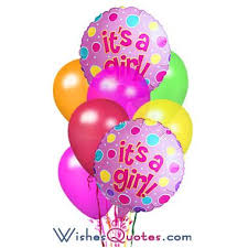 Check spelling or type a new query. Baby Girl Congratulation Messages With Adorable Images New Baby Flowers Its A Girl Balloons Balloon Bouquet