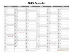 Dec 21, 2018 · the entire planner bundle is 17 pages long. Printable Calendar 2019 Free Download Yearly Calendar Templates