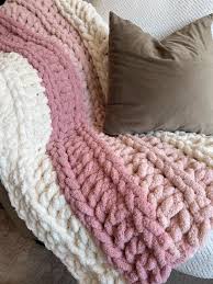 Pink Throw Blanket - Etsy Canada