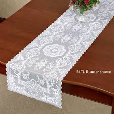 Hadleigh White Lace Table Runner Lace Table Runners Table Runners Lace Tablecloth