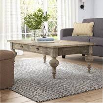 The top was constructed from three boards that are 1 1/4 thick and have rounded breadboard ends. Large Pine Coffee Tables You Ll Love In 2021 Wayfair