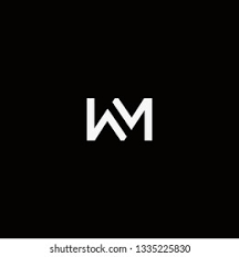 We are committed to your growth: Simple Wm Logo Stock Vector Royalty Free 1335225830