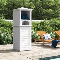 But before your pool area and home is filled with damp towels for a creative twist on outdoor pool toy storage, consider cutting up a pool noodle and attaching the. Outdoor Pool Storage Wayfair