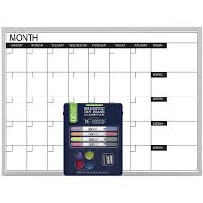 17 Inch X 23 Inch Casemate Dry Erase Calendar Board