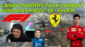 Lando norris' mclaren f1 career. Contenders To Pretenders Lando Norris Talks About Ferrari S Fall In Front Of Charles Leclerc Youtube