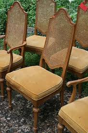 Before And After Cane Back Chairs Dining Chair Makeover Cane Dining Chairs