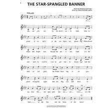 Der text stammt von katherine lee bates. The Star Spangled Banner Nationalhymne Amerika