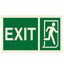 0 out of 5 stars, based on 0 reviews current price $35.69 $ 35. Running Man Emergency Exit Sign Sticker Fire Supplies