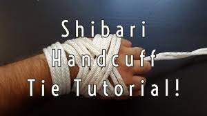 How to Tie a Shibari Handcuff Tie! - YouTube
