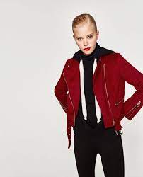 Faux Suede Biker Jacket Outerwear Trf Zara United States Faux Suede Biker Jacket Jackets Biker Jacket
