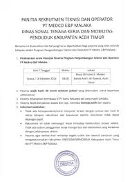 Check spelling or type a new query. Lowongan Kerja Pt Medco Ep Malaka