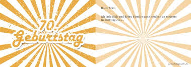 So gestalten sie ihr wiegenfest wie aus einem guss. Einladung Zum 70 Geburtstag Gratis Einladungskarten Texte