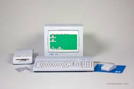 The atari st was introduced right before the commodore amiga in 1985. Atari 520 St Papercraft Design Rocky Bergen