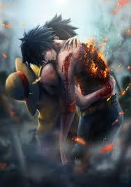 Despite being sick, old, and injured, whitebeard fought with all his might but ended up dying a legend's death at marineford by declaring the one piece's existence. One Piece Wallpaper One Piece Episode When Ace Died