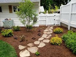 New Landscaping With Natural Stone Steps R E Marshall Nursery