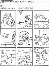 Día del agua dibujos colorear. Actividades Educativas Destinadas A Ninxs Dia Del Agua