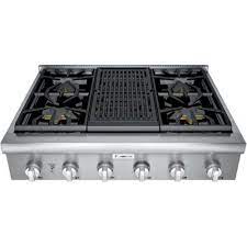 This is important for certain items you might wish to prepare, like meats, which should not be removed from. Thermador Professional 36 Built In Gas Cooktop Pcg364wl Best Buy