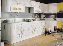 Modular Kitchen Laminate Glossy Kitchen White Gloss Kitchen Curved Kitchen