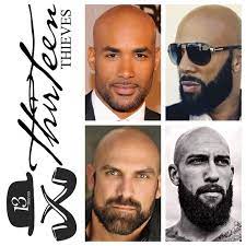Bald With A Beard Is A Combination That Works At Every Length From Designer Stubble To Full Beards Beard No Mustache Shaved Head With Beard Beard Styles Bald