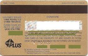 Royal bank of canada (rbc; Bank Card Rbc Royal Bank Royal Bank Of Canada Canada Col Ca Vi 0054