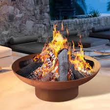 The kingso outdoor fire pit is an affordable option that is small enough to fit your backyard patio. Outdoor Fire Pit Portable Garden Fireplace Camping Heater Large Bowl Wood Burner Ebay