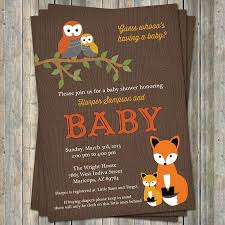 Woodland Baby Shower Invitations With Owls By Freshlysqueezedcards 13 00 With Images Woodland Baby Shower Invitations Owl Baby Shower Baby Shower Woodland Theme