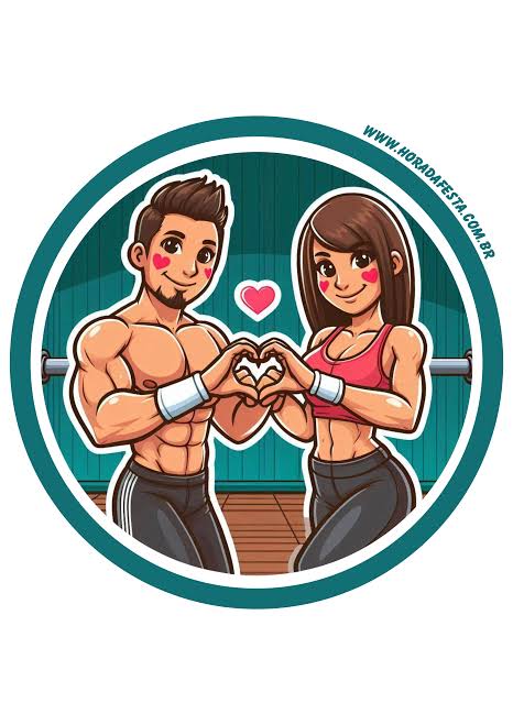 Um ano de academia para o casal entrar no shape 