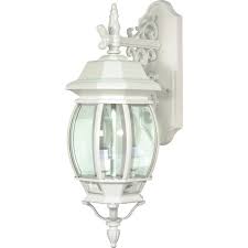 Lighting can accentuate the details of a structure, make a particular space useful and bolster security. 3 Light Outdoor Wall Lantern Sconce White Aurora Lighting Target