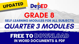The dangers of cigarette smoking this material is designed to inform your students about the . Grade 8 Quarter 3 Self Learning Modules Slm All Subjects Free Download Deped K 12