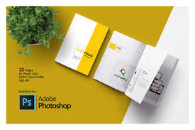 Newest Brochure Templates On Yellow Images Creative Store