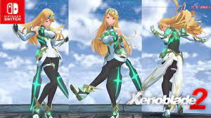 Xenoblade Chronicles 2 Black Tights/Leggings Mythra Idle Animations Smash  Bros. SP Outfits JPN Ver. - YouTube