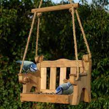 Check spelling or type a new query. Porch Swing Bird Feeder Hanging Bird Feeders Unique Birding Gift The Birdhouse Chick
