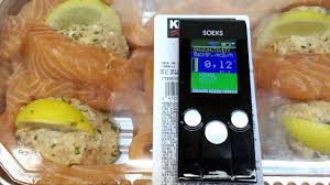 4 salmon filets, 8 oz crab meat, 8 oz bay shrimp or salad shrimp, 1 cup shredded brie cheese, 1 tbsp old bay seasoning, 2 tbsp olive oil, extra virgin, 2 tbsp butter (optional). Radiation In Stuffed Salmon From Costco On The Kirkland Brand 28oct2013 Youtube