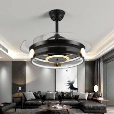 Although many people place a ceiling fan in the center of a room, the most efficient location is in the areas where people gather. Bedroom Decor Led Invisible Ceiling Fan Light Lamp Dining Room Ceiling Fans With Lights Remote Control Lamps For Living Room Special Price 19bb Goteborgsaventyrscenter