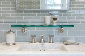Despite their simple structure, subway tiles lend themselves to many interesting design ideas. Gray Subway Tile Backsplash Contemporary Bathroom Mabley Handler
