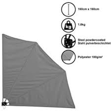 Amazon De Tidyard Balkonfacher Klappbar Wandklappschirm Seitenmarkise Faltbar Balkonsichtschutz Sichtschutz Facher Stahlrohre 16 Markise Stahlrohr Sichtschutz