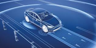 Sensor to detect objects in a cone shaped radar emanating from the current object. Radarsensor In Autoscheinwerfer Schafft Platz Im Fahrzeug