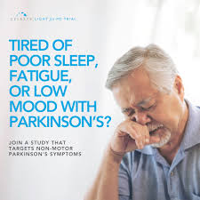 Are non-motor symptoms like sleep issues, fatigue, or mood swings  diminishing your quality of life despite stable Parkinson's medication? Our  LIGHT-PD trial could offer you new hope. 🌙 Improve Sleep: Dive into