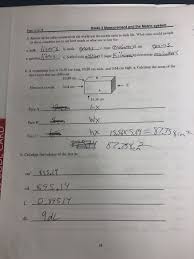 (for example, 250 mm = 25 cm =.25 m). Ba40 3 Measurement And The Metric System 5 Almost Chegg Com
